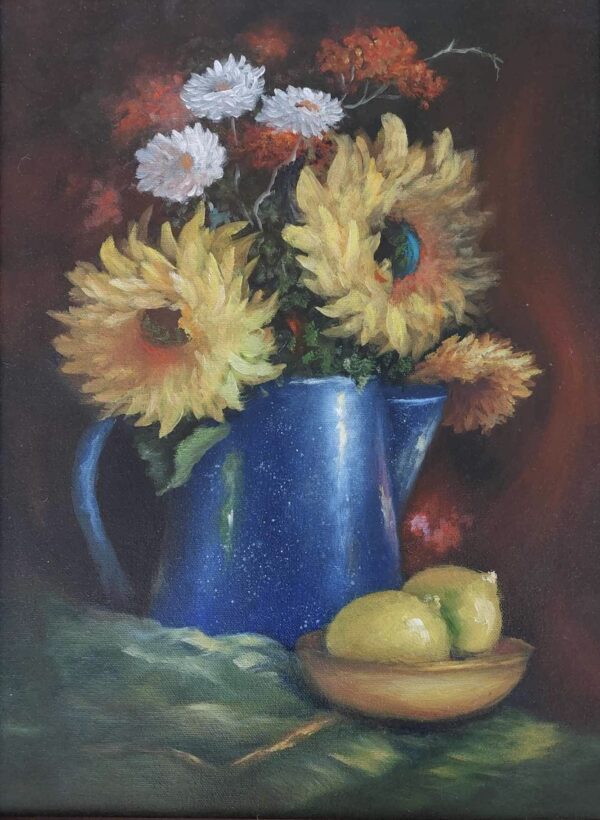 Flowers in Kettle